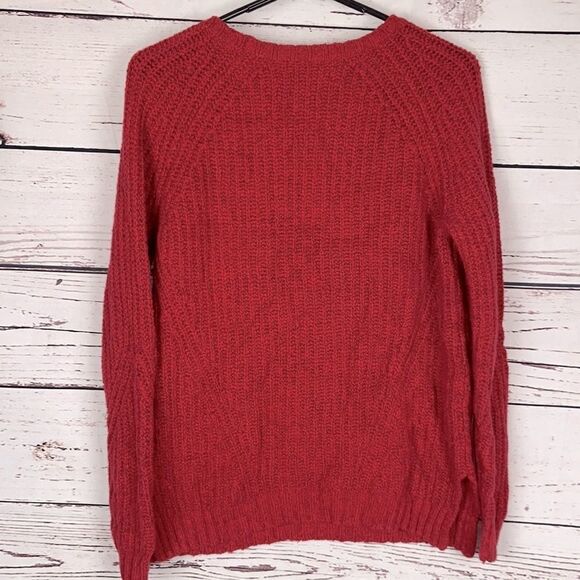 American Eagle Red Soft Knitted Sweater - Picture 4 of 5